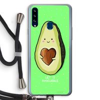 Avocuddle: Samsung Galaxy A20s Transparant Hoesje met koord