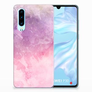 Hoesje maken Huawei P30 Pink Purple Paint