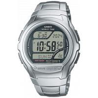 Casio WV-58DE-1AVEG Horloge Zendergestuurd (l x b x h) 53.4 x 43.7 x 12 mm Zilver Materiaal (behuizing): RVS, Hars Materiaal (armband): RVS - thumbnail