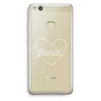 Friends heart pastel: Huawei Ascend P10 Lite Transparant Hoesje - thumbnail