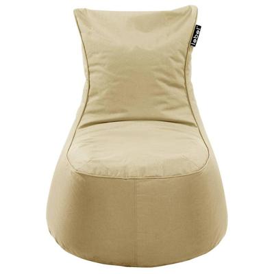 Leen Bakker - Lebel Loungestoel Mini - Zand - 65x52x52 Cm - Polyester - Bruin
