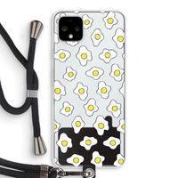 Spiegeleitjes: Pixel 4 XL Transparant Hoesje met koord
