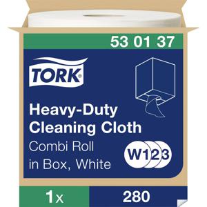 Tork 530137 schoonmaakdoek Papier Wit 1 stuk(s)