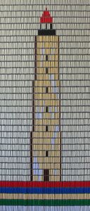 Sunarts kant en klaar vliegengordijn 100x232 Vuurtoren Brandaris Terschelling model 302