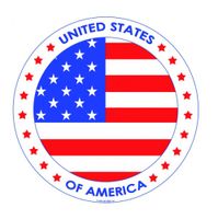 USA vlag print bierviltjes - thumbnail
