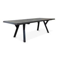 Lesli Living Castilla Negro dining tuintafel | aluminium + keramiek | - thumbnail