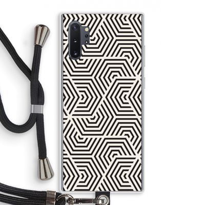 Magic pattern: Samsung Galaxy Note 10 Plus Transparant Hoesje met koord