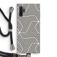 Magic pattern: Samsung Galaxy Note 10 Plus Transparant Hoesje met koord