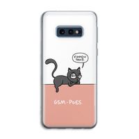 GSM poes: Samsung Galaxy S10e Transparant Hoesje GSM poes: Samsung Galaxy S10e Transparant Hoesje