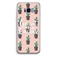 Cactus quote: Samsung Galaxy S8 Plus Transparant Hoesje