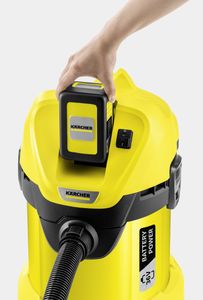 Karcher WD 3 Battery Accu Nat- en droogstofzuiger - 1.629-910.0