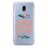 Optimistic flower girl: Samsung Galaxy J3 (2017) Transparant Hoesje Optimistic flower girl: Samsung Galaxy J3 (2017) Transparant Hoesje