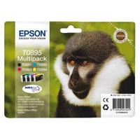 Inktcartridge Epson T0895 zwart + 3 kleuren