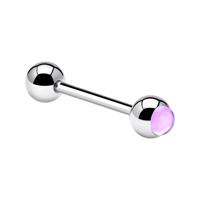 Barbell met Cabochon Balls Chirurgisch Staal 316L Barbells - thumbnail