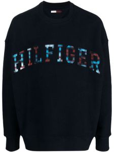 Tommy Hilfiger pull à motif tartan - Bleu