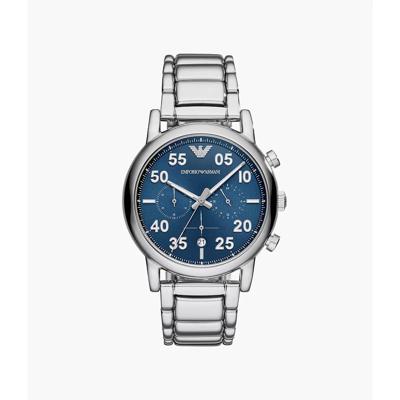 Emporio Armani Luigi blauwe wijzerplaat HerenhorlogeAR11132