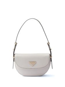 Prada sac porté épaule en cuir - Blanc