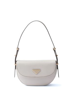 Prada sac porté épaule en cuir - Blanc