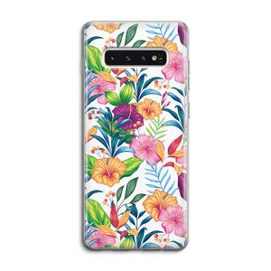 Tropisch 2: Samsung Galaxy S10 4G Transparant Hoesje