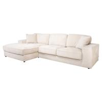 Sofa Santos lounge links + 2,5-zitsbank beige niagara