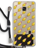 Waterijsjes: Samsung Galaxy A3 (2016) Transparant Hoesje met koord