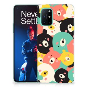 OnePlus 8T Telefoonhoesje met Naam Bears