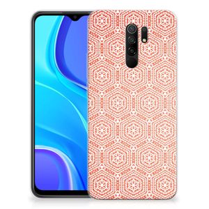 Xiaomi Redmi 9 TPU bumper Pattern Orange