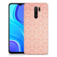 Xiaomi Redmi 9 TPU bumper Pattern Orange - thumbnail