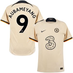 Chelsea Dri Fit ADV Match 3e Voetbalshirt 2022-2023 + Aubameyang 9