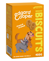 Edgard & Cooper Bravo Biscuits Banaan&Pindakaas hond 400 gram