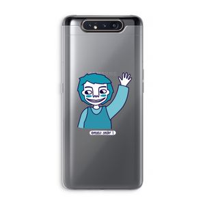Zwaai: Samsung Galaxy A80 Transparant Hoesje