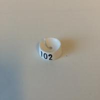 MB wit/zwart 102 voor op kledinghanger