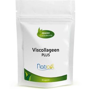 Viscollageen Plus | Met vitamine C, hyaluronzuur en zink | 60 capsules | Vitaminesperpost.nl