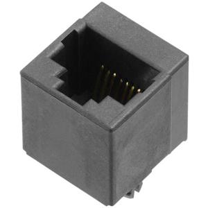 encitech RJJU-88-142-E7V-023 RJ45-connector 3257-0006-02 Bus, inbouw verticaal Aantal polen 8P8C Zwart 1 stuk(s)