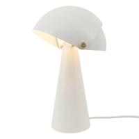 Tafellamp design wit &apos;Align&apos; E27 fitting verstelbaar 335mm 2120095001 DFTP