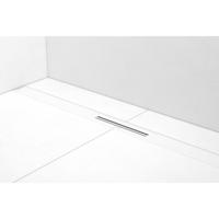 Douchegoot Easy Drain R-Line Clean 80cm Mat Wit Douchegoot Easy Drain R-Line Clean 80cm Mat Wit