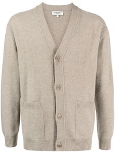 Man On The Boon. cardigan en maille fine à col v - Marron