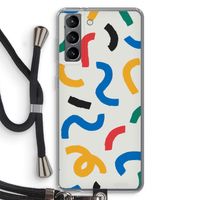 Illustratieve pop 2: Samsung Galaxy S21 Transparant Hoesje met koord