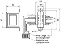 Visaton TR 6.8 spanningtransformator - thumbnail