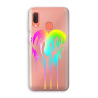 Hold My Heart: Samsung Galaxy A20e Transparant Hoesje