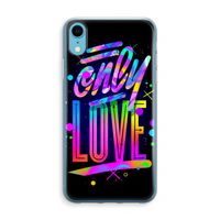 Only Love: iPhone XR Transparant Hoesje