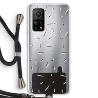 Hipster stripes: Xiaomi Mi 10T 5G Transparant Hoesje met koord