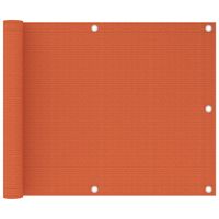 Balkonscherm 75x300 cm HDPE oranje