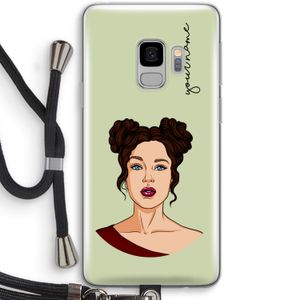 Pop-Art Creator: Samsung Galaxy S9 Transparant Hoesje met koord