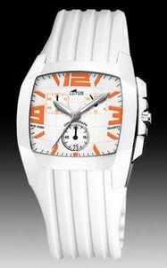 Lotus horlogeband 15317-B Rubber Wit