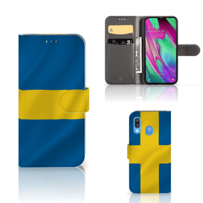 Samsung Galaxy A40 | Bookstyle Case | Zweden