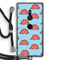 Dinosawrr: Sony Xperia XZ2 Transparant Hoesje met koord