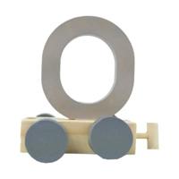 JeP kids houten treinletter O-zand