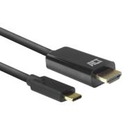 ACT AC7315 video kabel adapter 2 m USB Type-C HDMI Type A (Standaard) Zwart - thumbnail