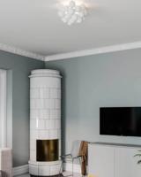 Plafondlamp mat wit opaalglas &apos;Gross&apos; By Rydens glas 6x G9 lichtbron modern led lamp 500mm